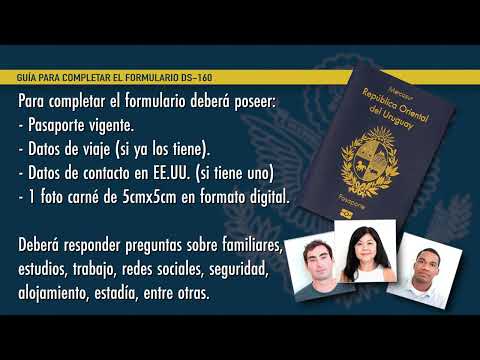 Solicitud Visa Estados Unidos No Inmigrante