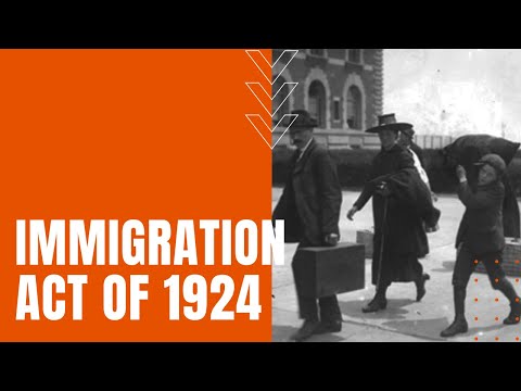 Ley De Inmigración De Los Estados Unidos De 1924